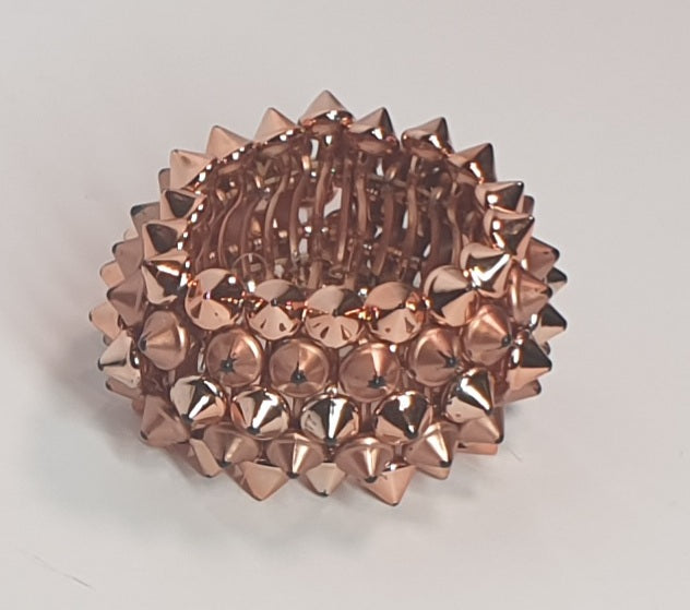 Rose gold spiked bracelet