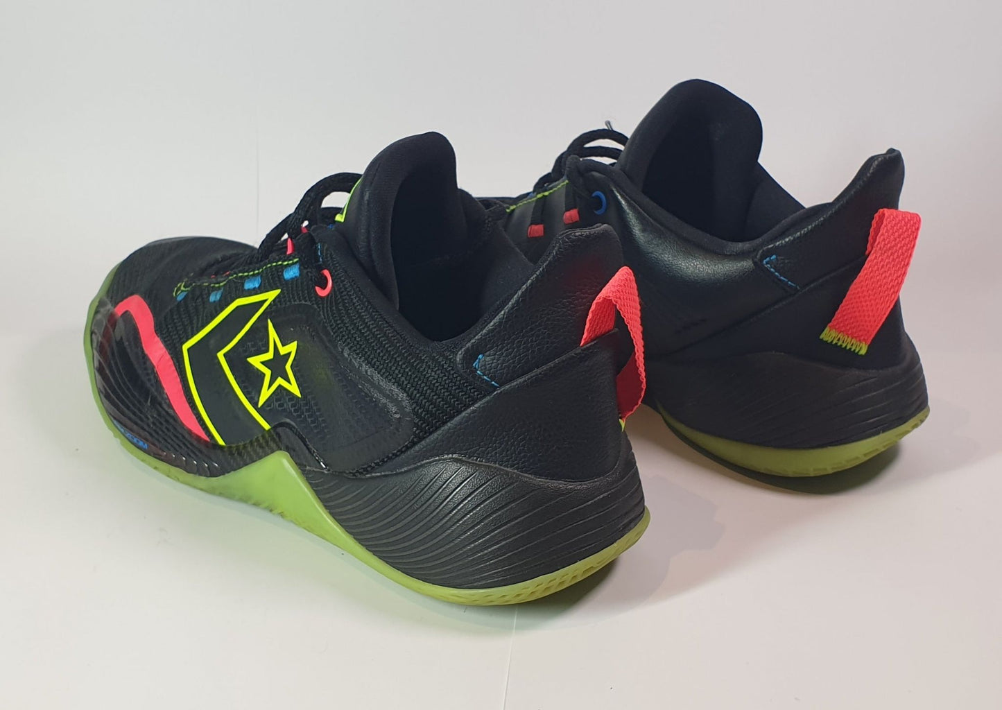 Converse All Star BB Shift 'Monster Clash - Black Volt' basketball shoe.