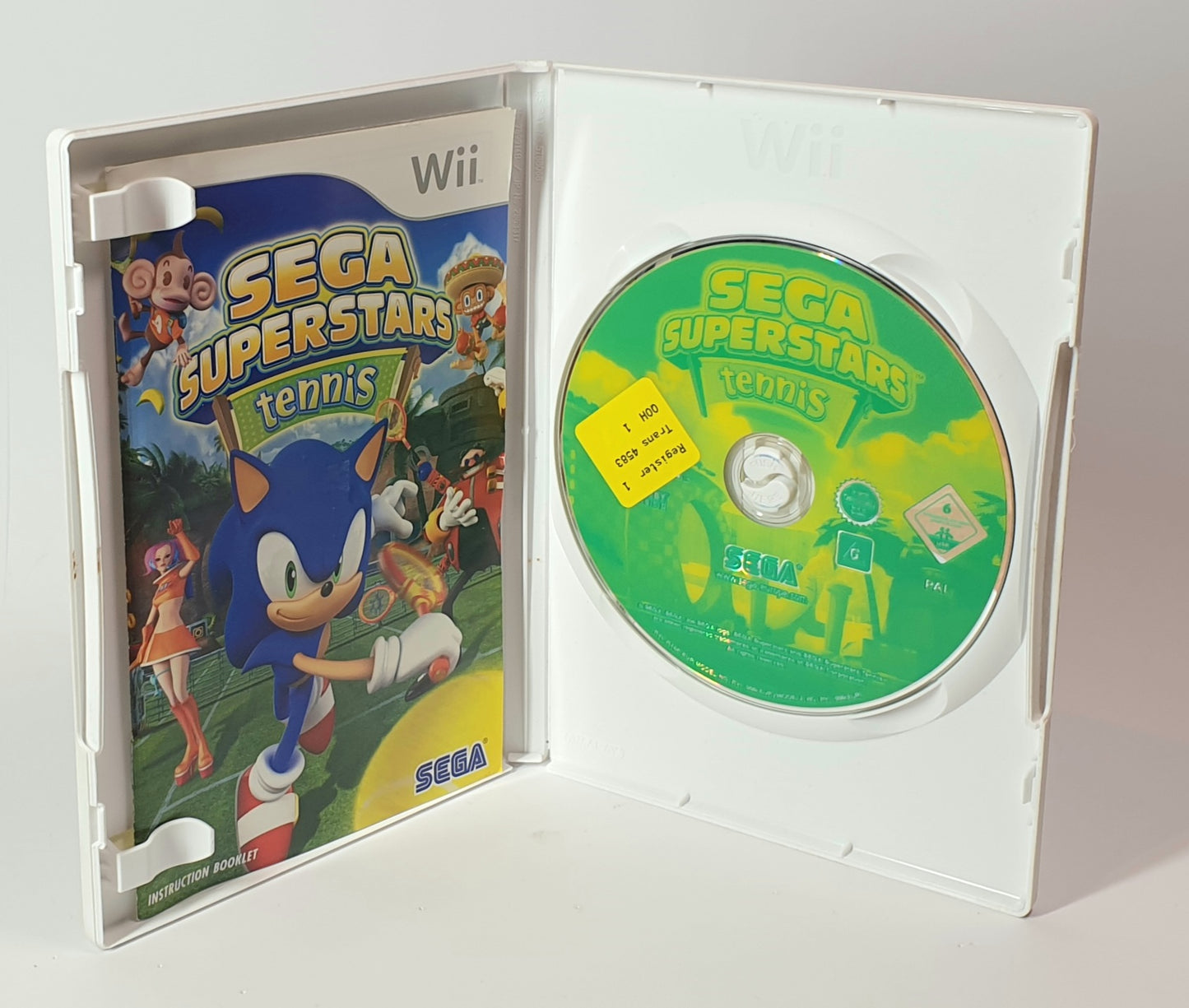 WII SONIC SUPER STAR TENNIS