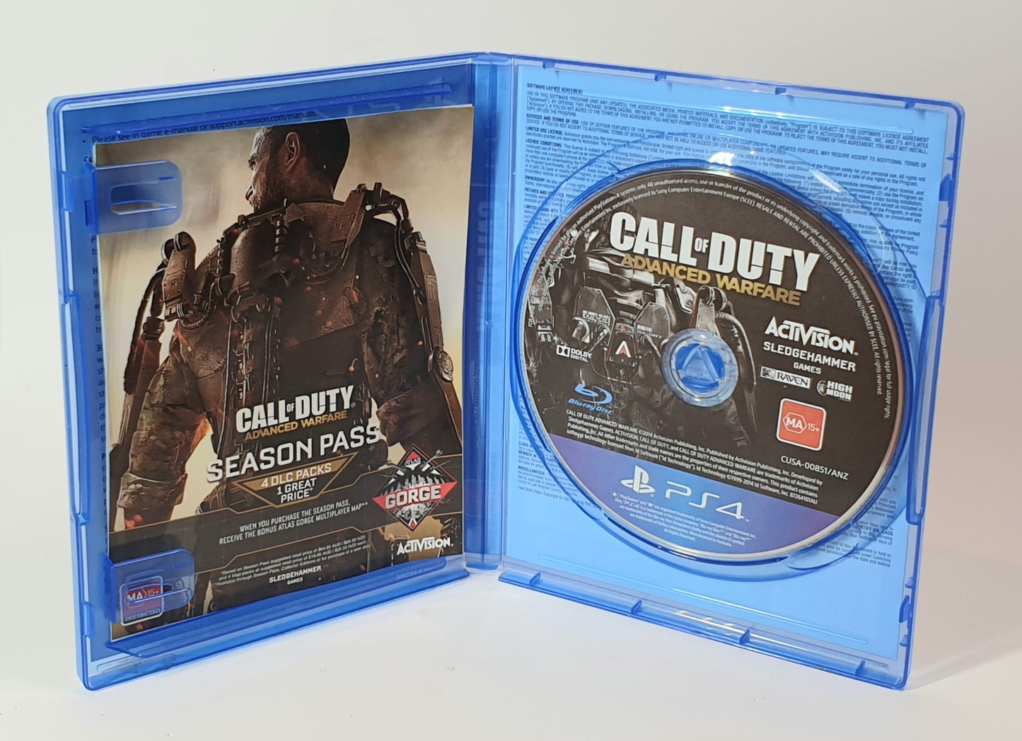 PS4 CALL OF DUTY - ADVANCED WARFARE - DAY ZERO EDITION - PRE OWNED