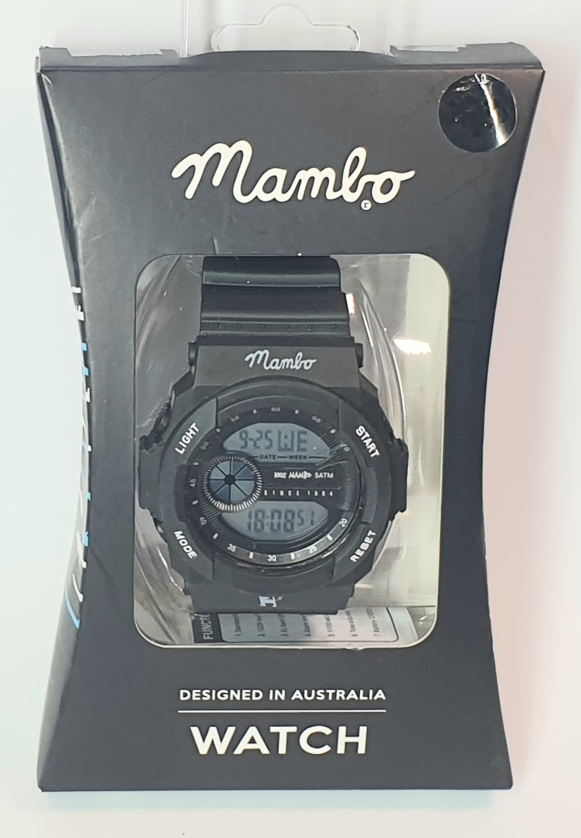 MAMBO WATCH - Black Edition