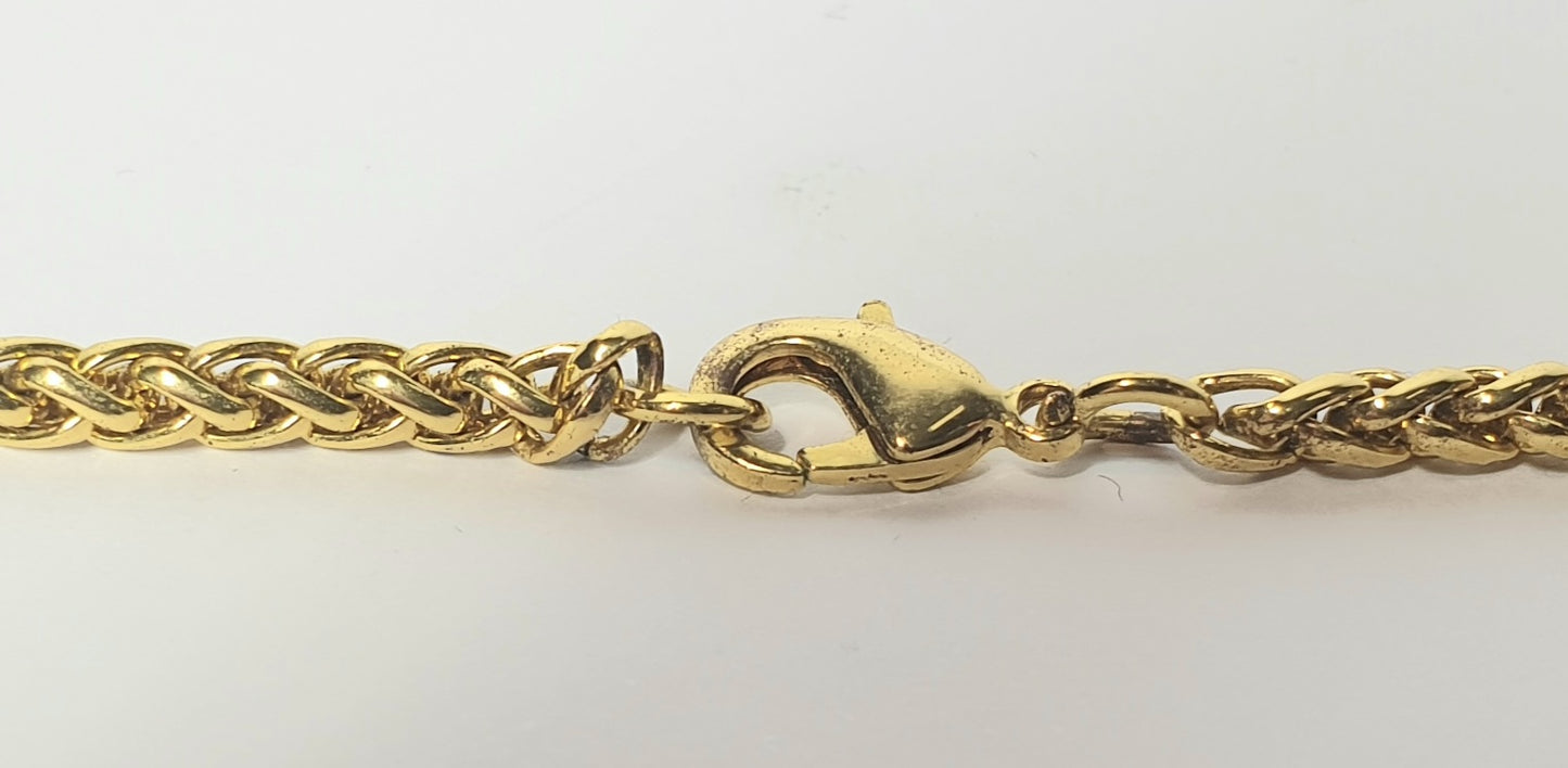 GOLD BAR NECKLACE - NOT REAL GOLD REPLICA ONLY