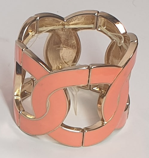 ORANGE ELASTIC BRACLET