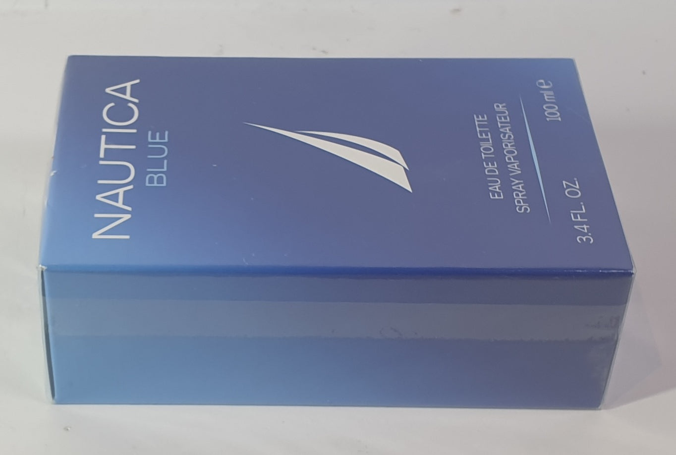 Nautica Blue eau de toilette packaging on a white background