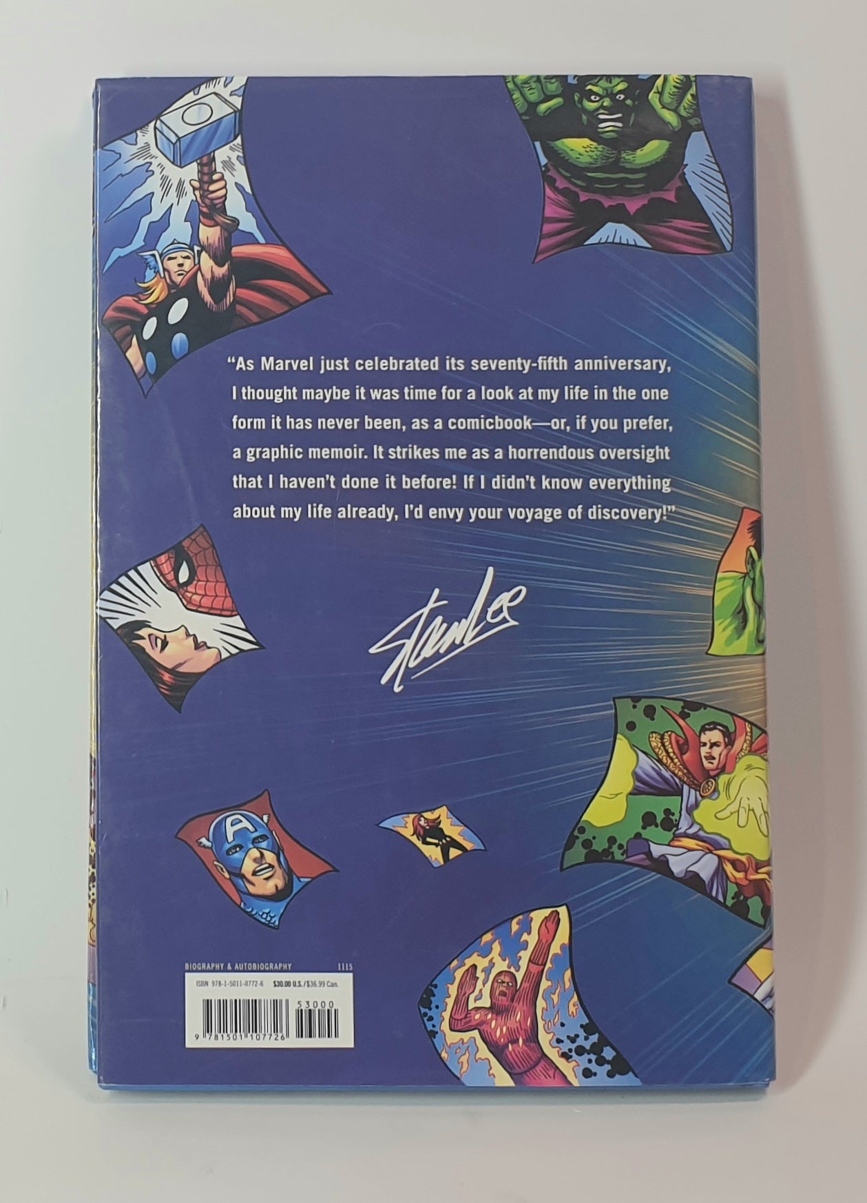 AMAZING FANTASTIC INCREDIBLE STAN LEE