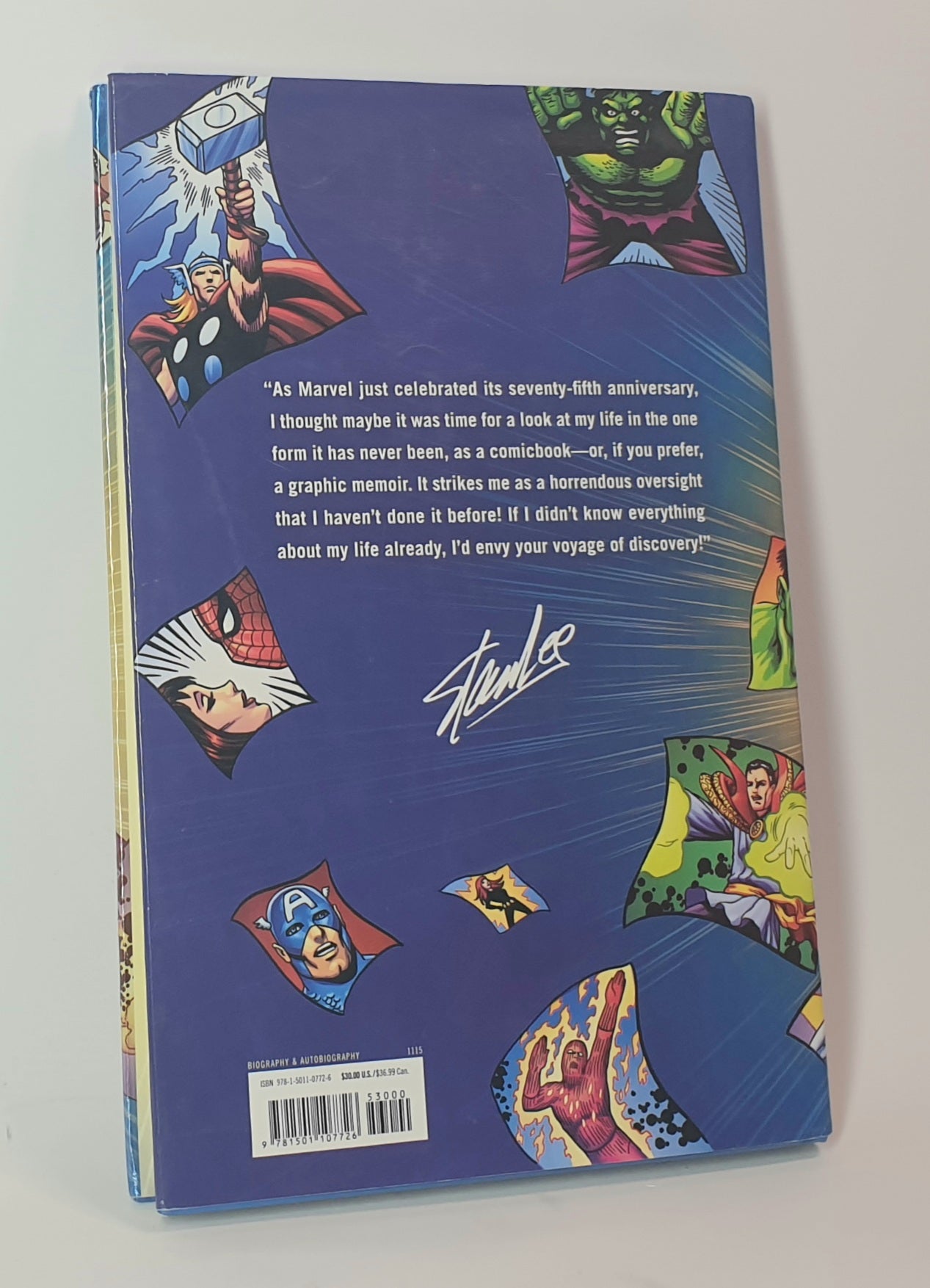 AMAZING FANTASTIC INCREDIBLE STAN LEE