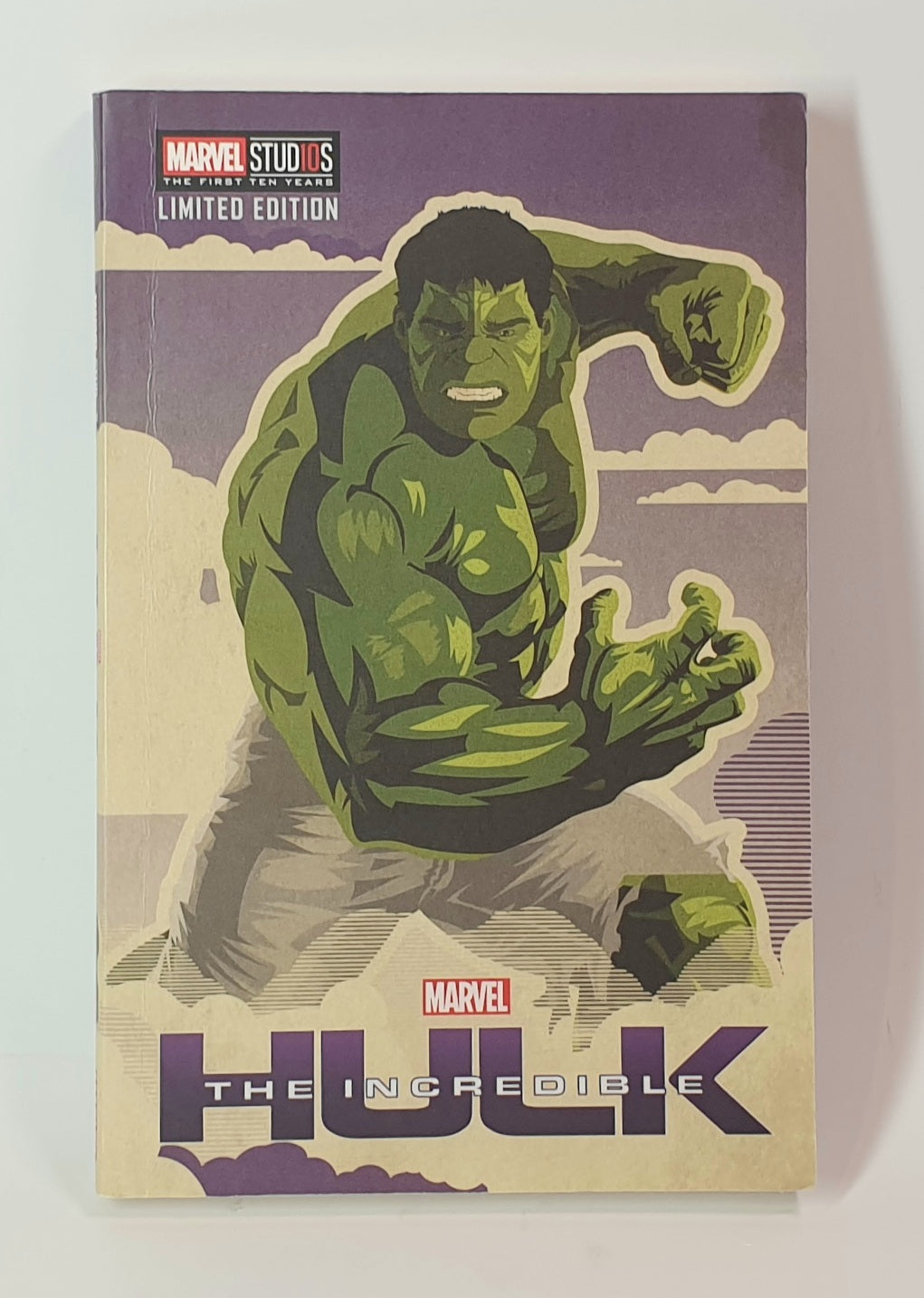Marvel Studios The Incredible Hulk comic book limited edition on a white background