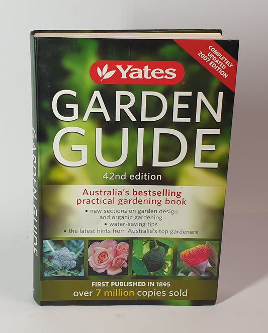 Yates Garden Guide book on a white background