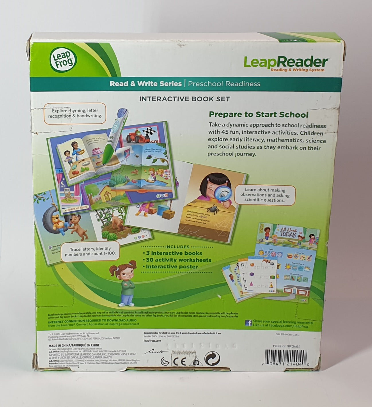 LEAP FROG READY SET PRESCHOOL