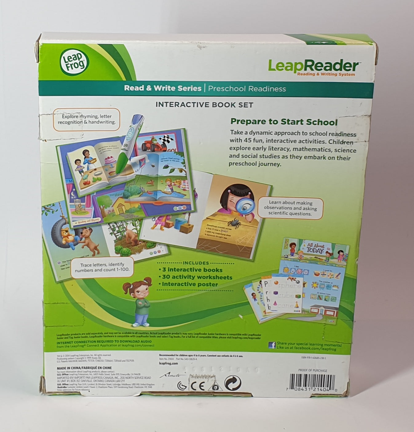 LEAP FROG READY SET PRESCHOOL