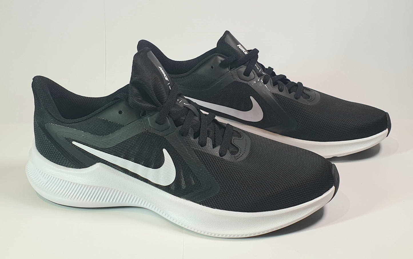 Nike Downshifter running shoe, black and white