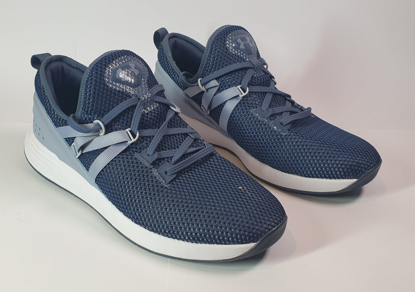 Under Armour Women's Breathe Trainer x NM cross-training shoes in a blue/grey