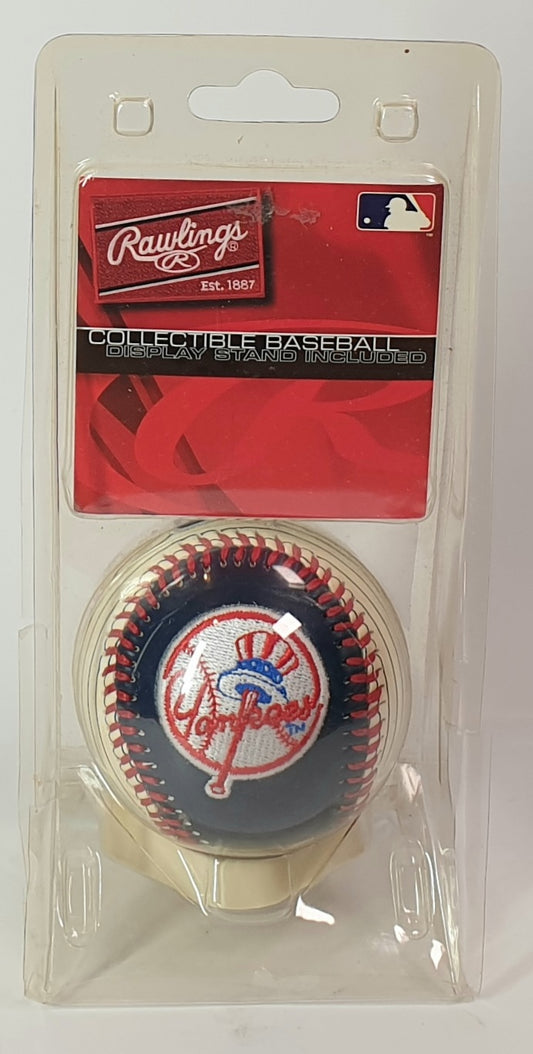 Rawlings collectible baseball in packaging with team logo