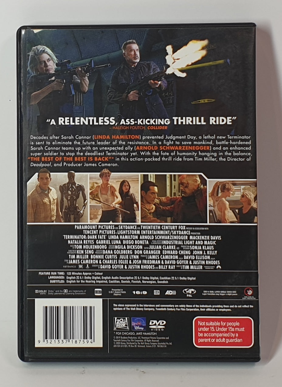 DVD TERMINATOR DARK FATE