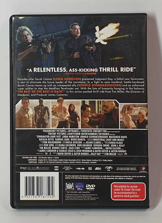 DVD TERMINATOR DARK FATE
