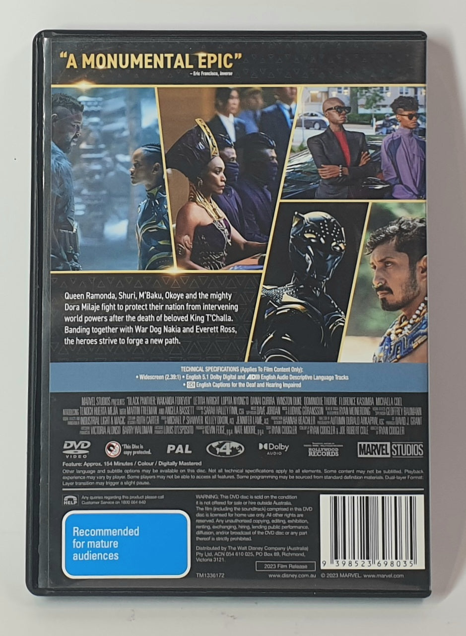 DVD WAKANDA FOREVER