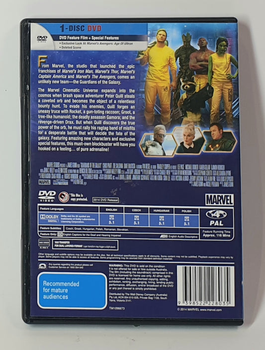 DVD GUARDIANS OF THE GALAXY