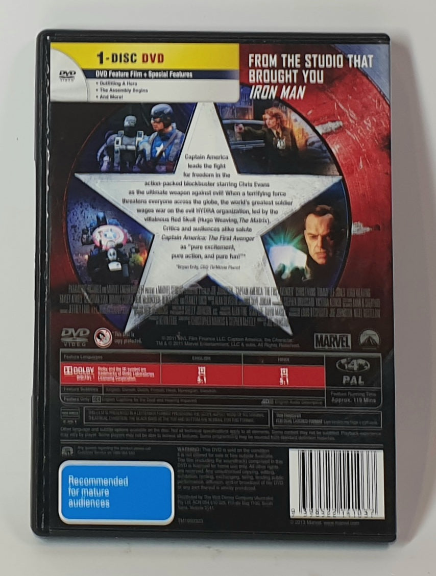 DVD CAPTAIN AMERICA