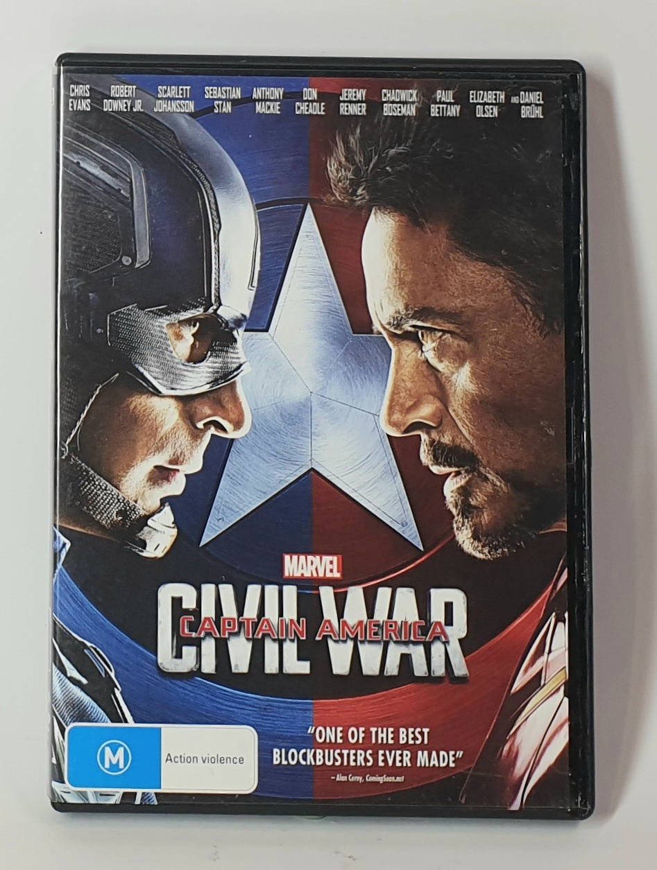 DVD CAPTAIN AMERICA CIVIL WAR