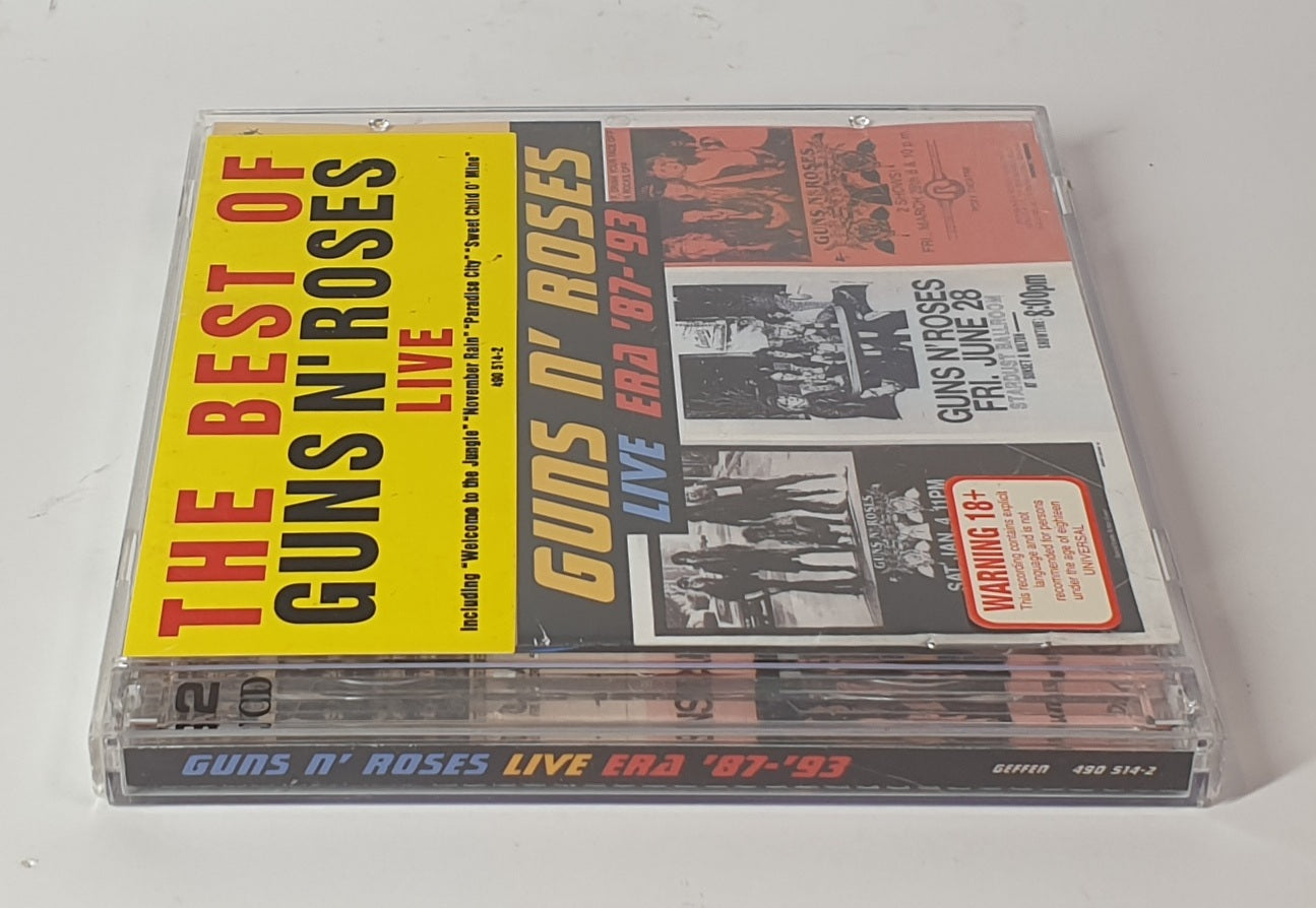 CD THE BEST OF GUNR N ROSES LIVE Era '87–'93