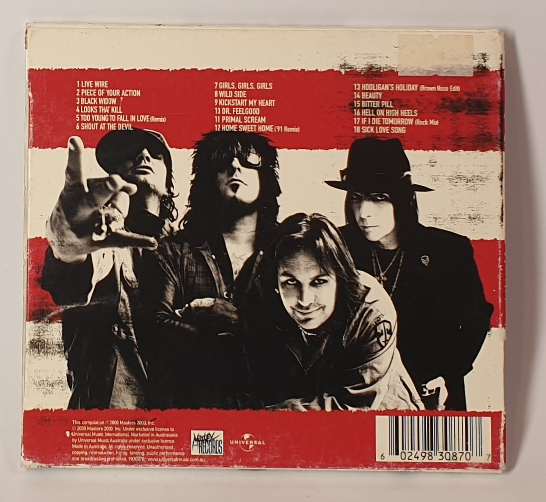 CD MOTLEY CRUE RED WHITE AND CRUE
