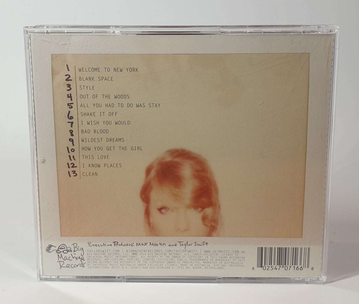CD TAYLOR SWIFT 1989