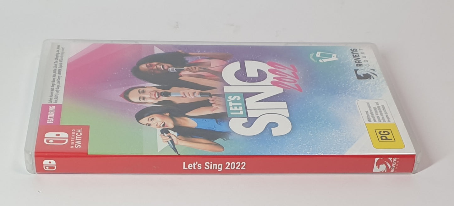 NINTENDO SWITCH LETS SING 2022