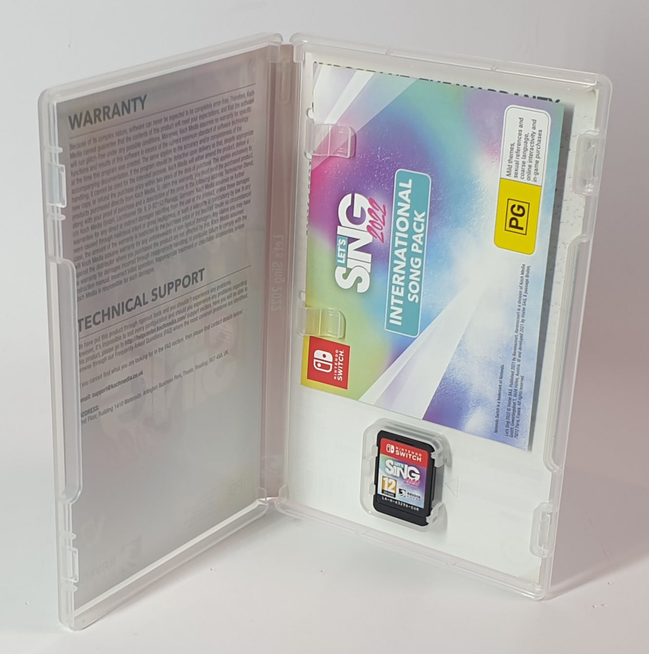 NINTENDO SWITCH LETS SING 2022