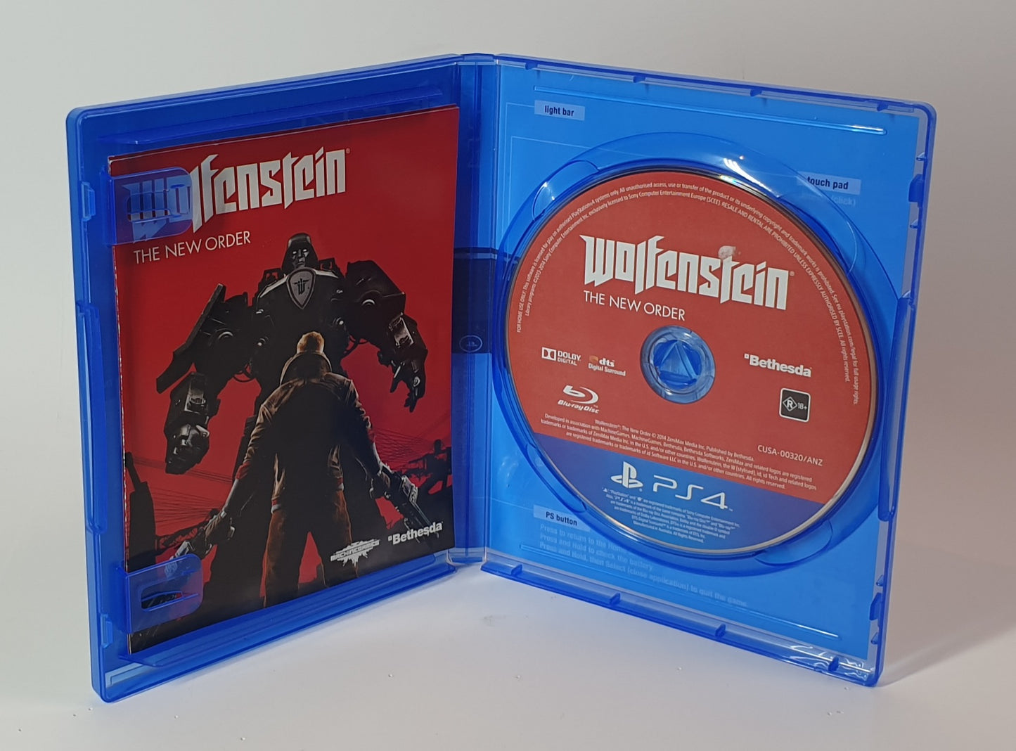 PS4 WOLFENSTEIN - NEW ORDER - PREOWNED