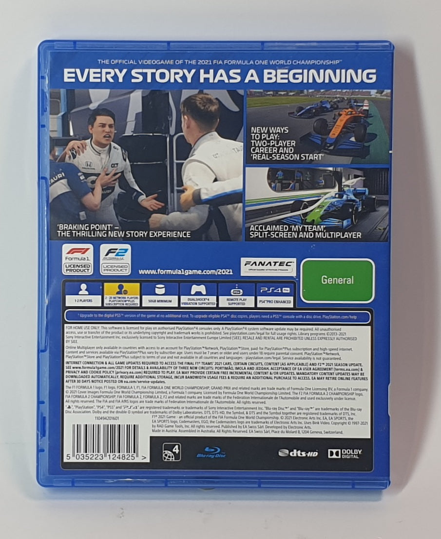 PS4 F1 2021