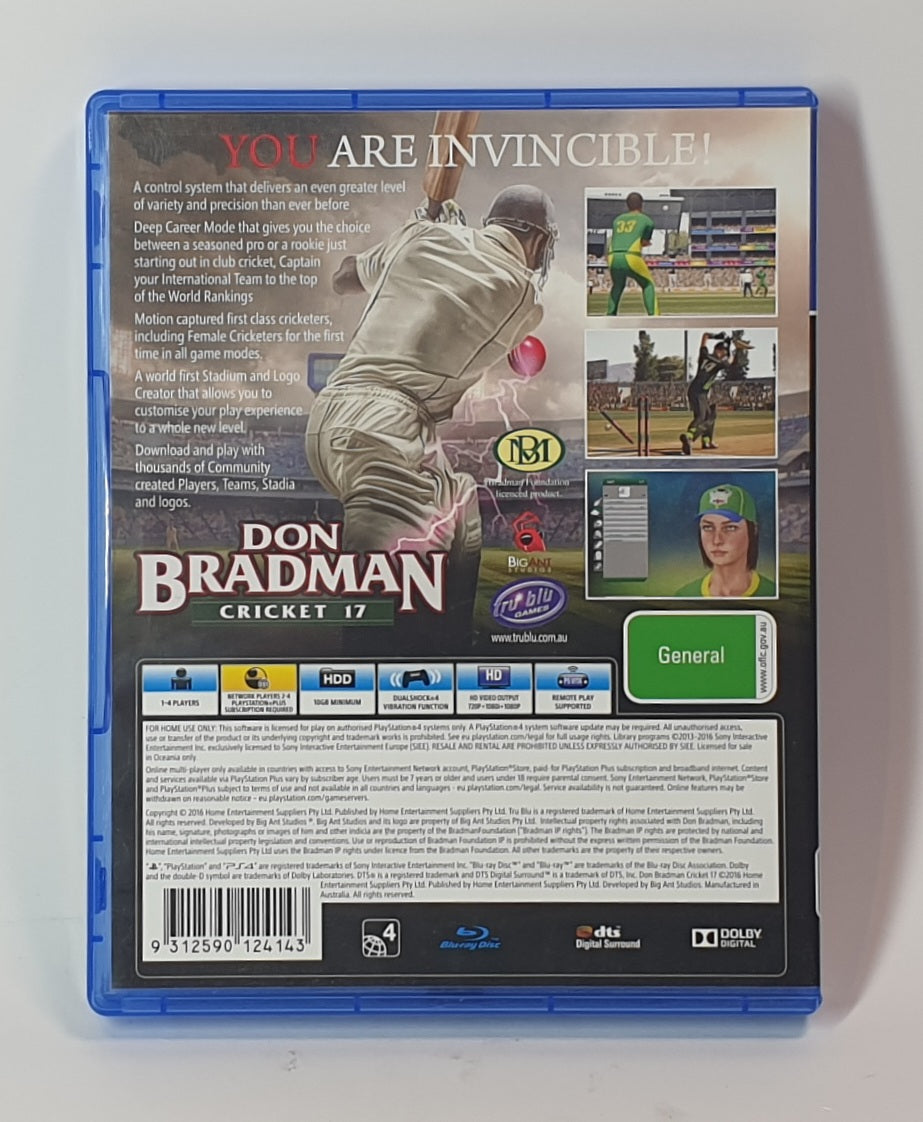 PS4 DON BRADMAN
