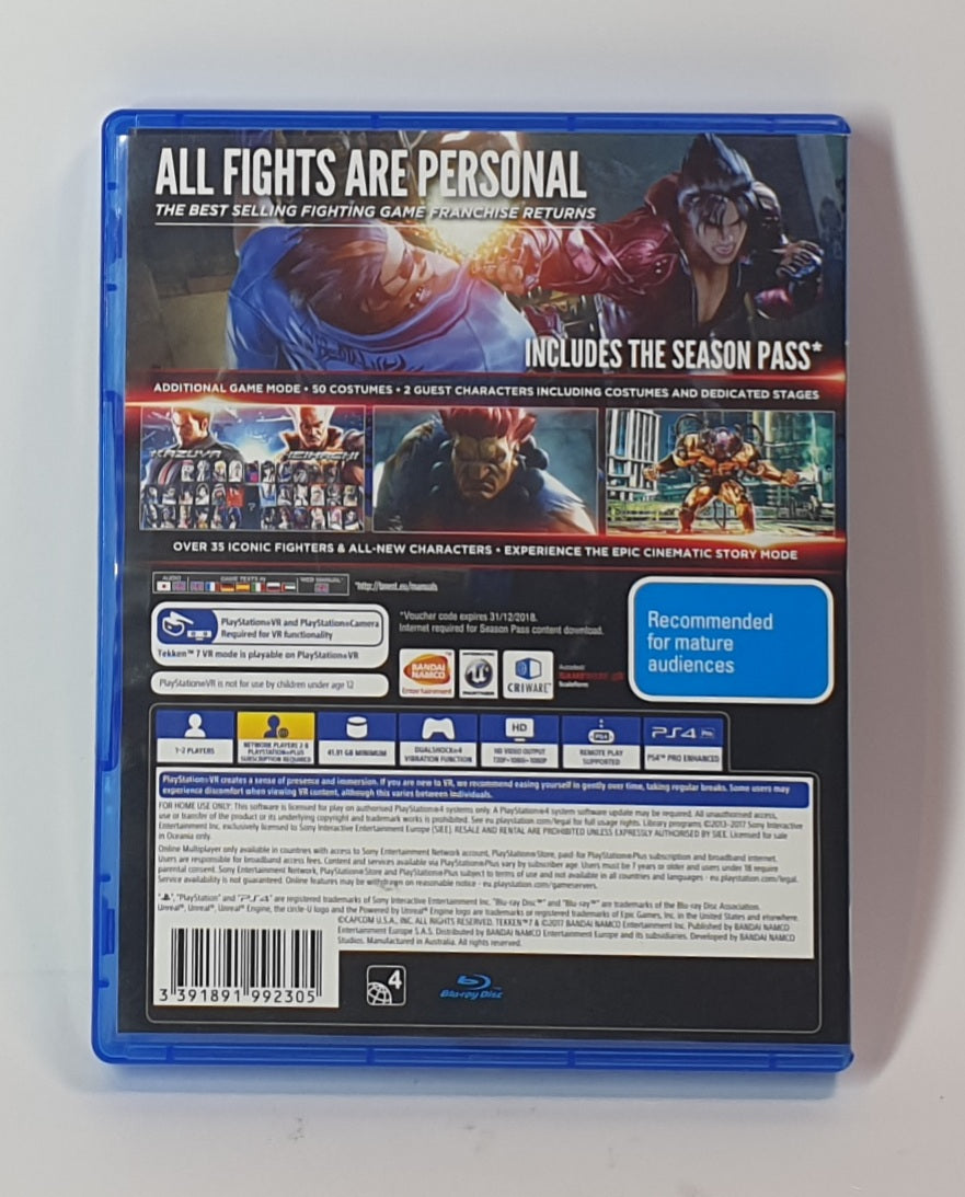 PS4 TEKKEN 7 DELUXE EDITION - PRE OWNED