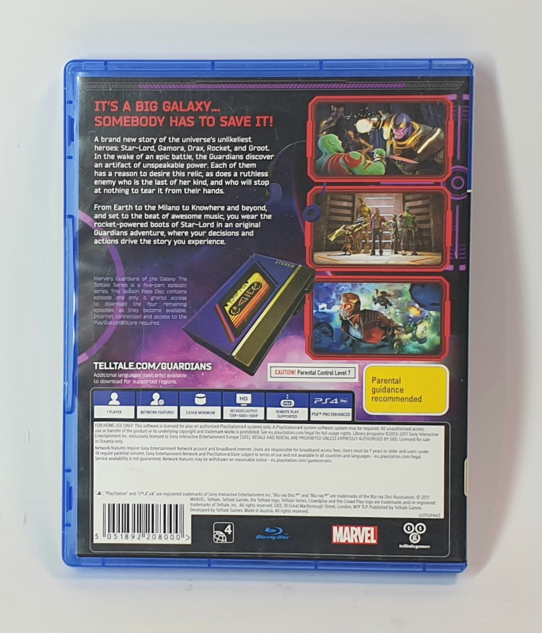 PS4 GUARDIANS OF THE GALAXY