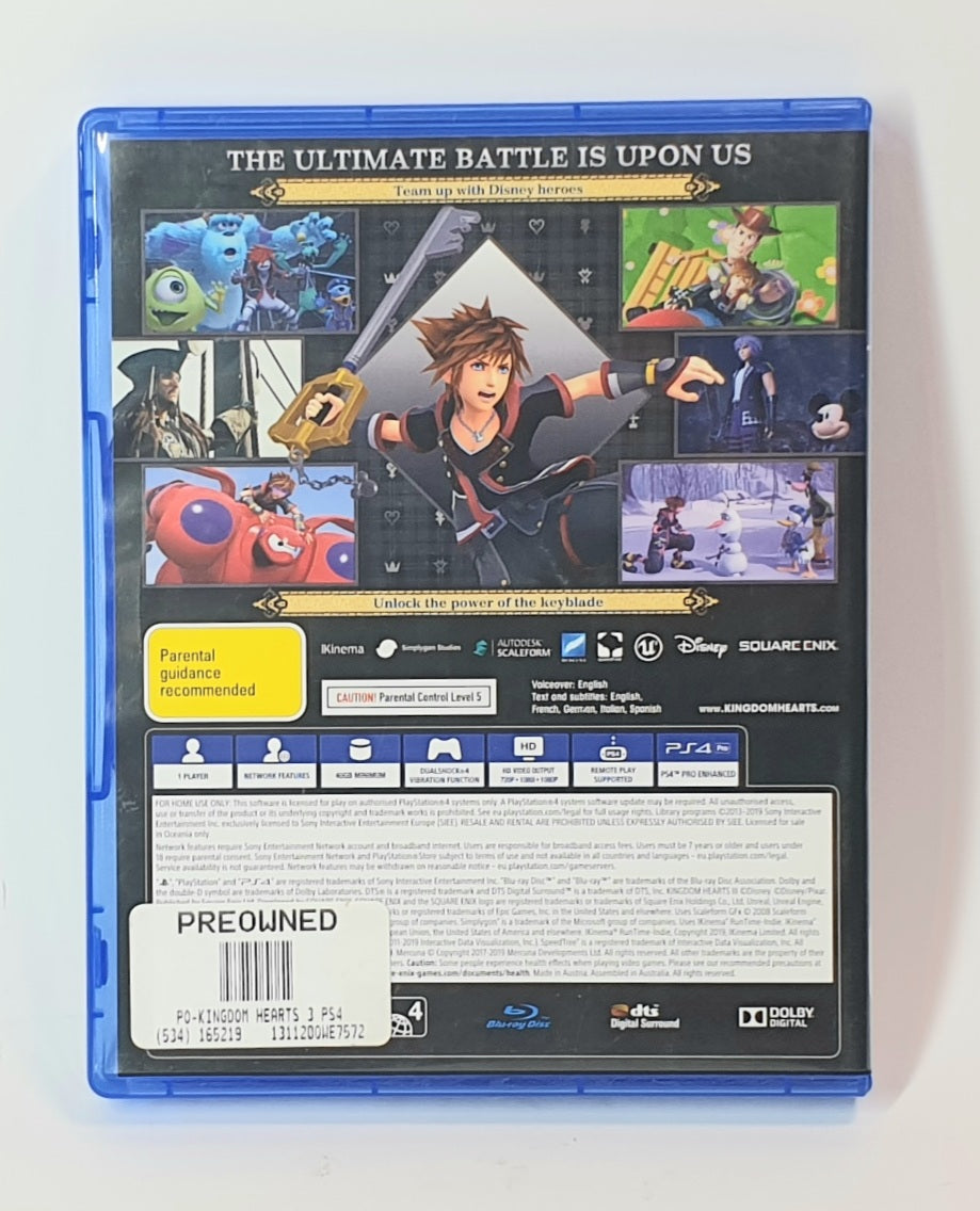 PS4 KINGDOM OF HEARTS