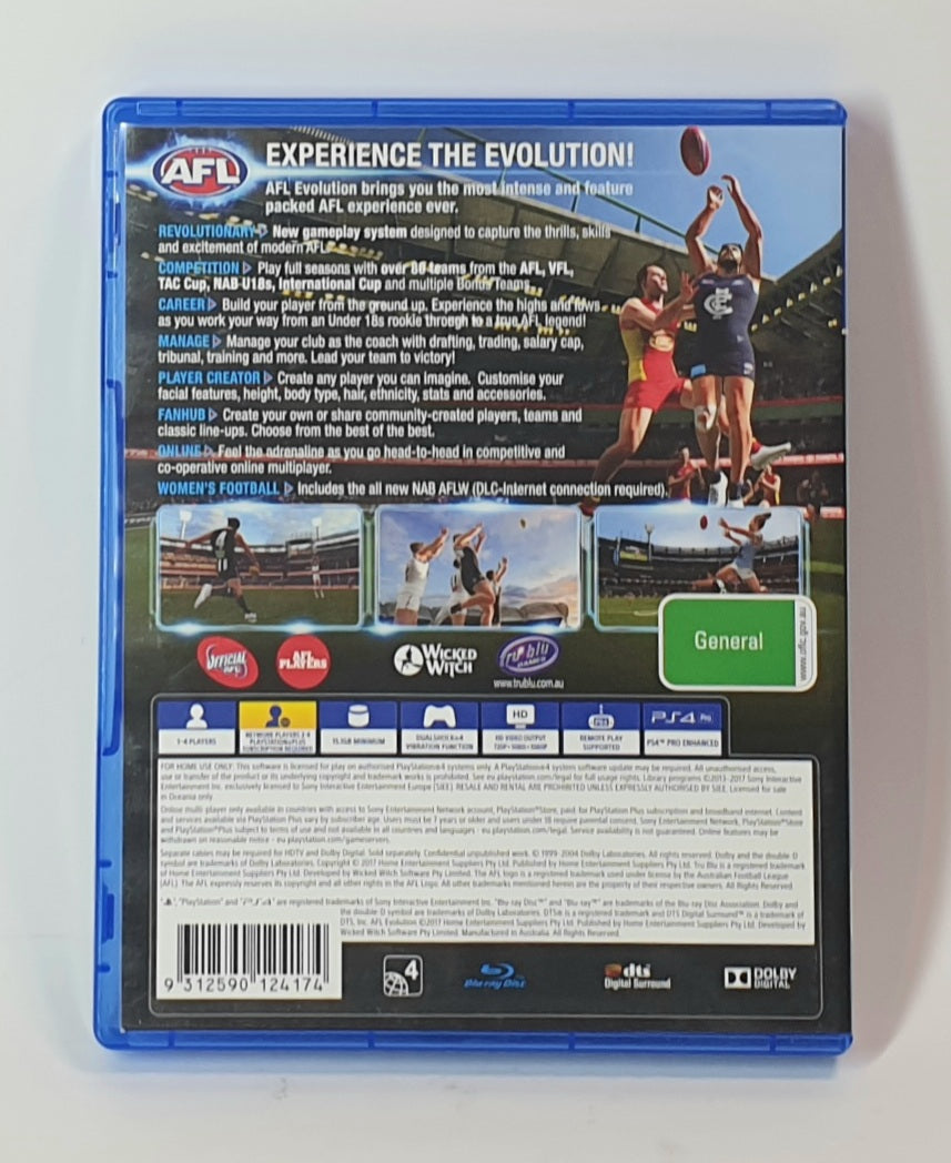 PS4 AFL EVOLUTION