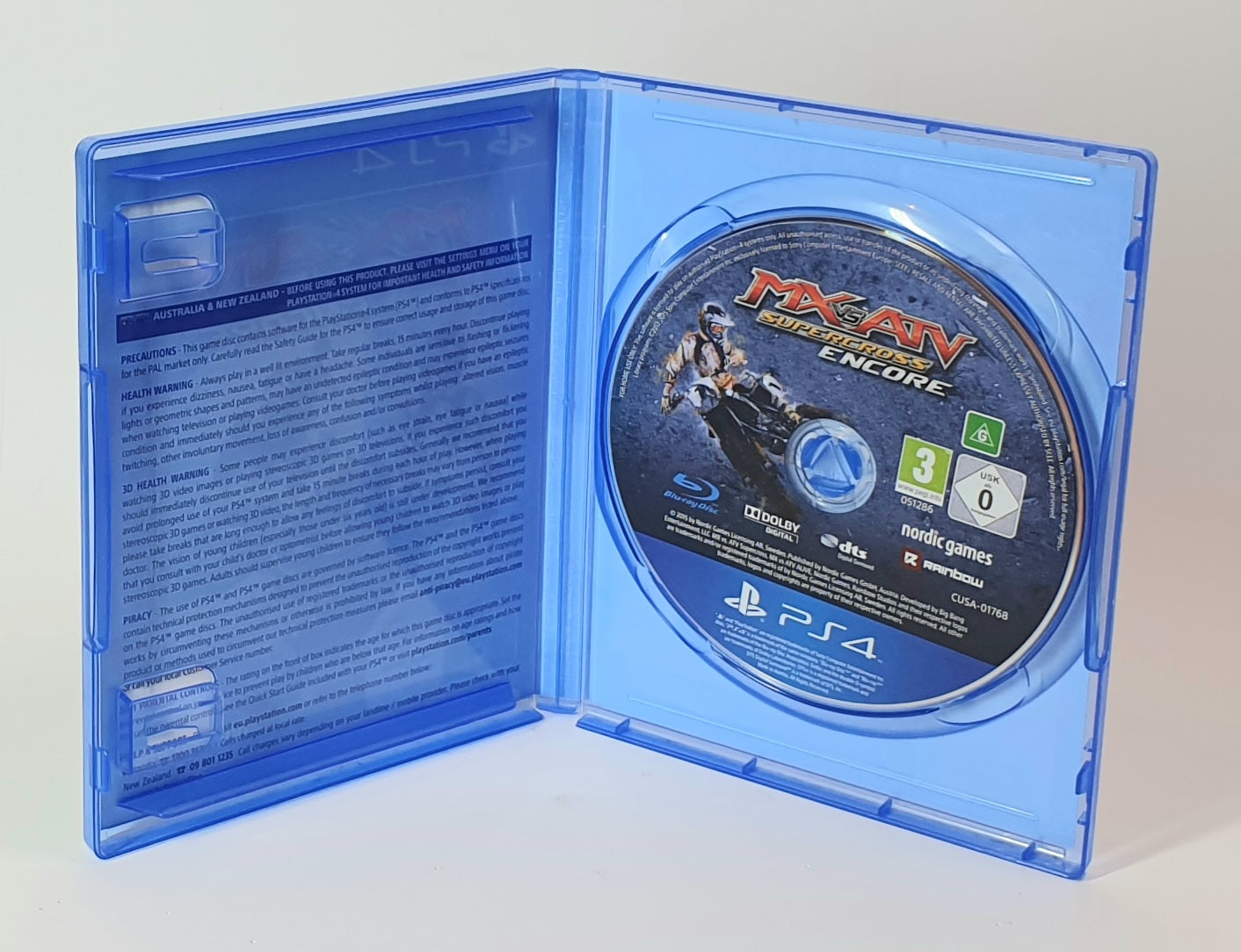 PS4 MX VS ATV SUPER CROSS