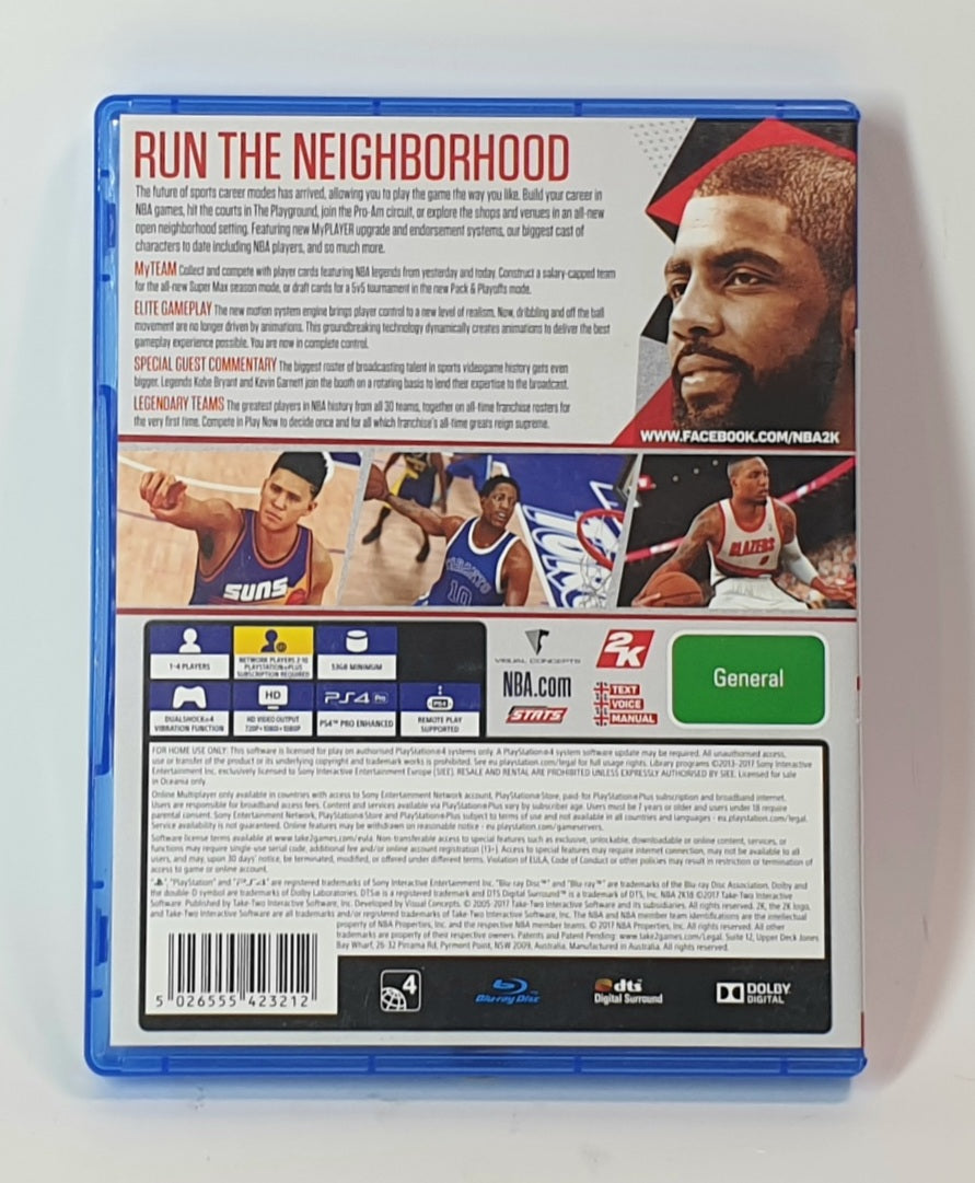 PS4 NBA 2K18