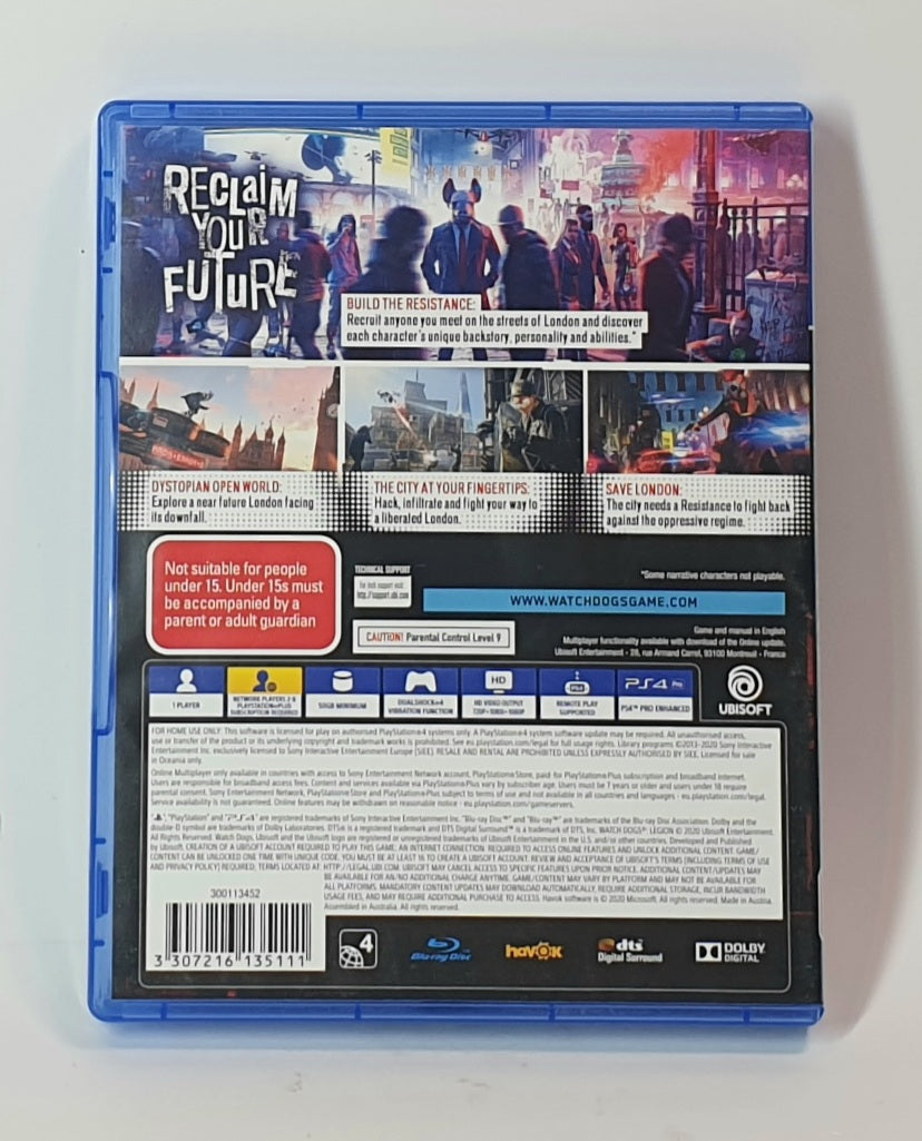 PS4 WATCH DOGS LEGION