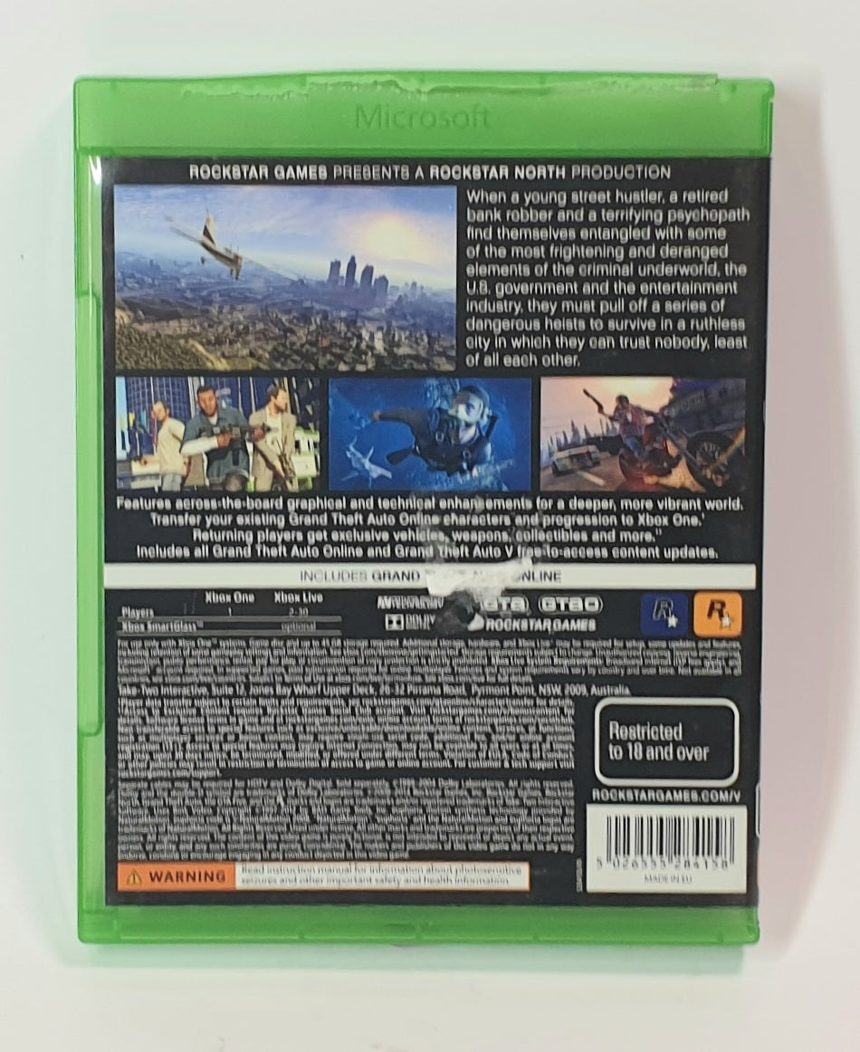 XBOX ONE DRAND THEFT AUTO 5
