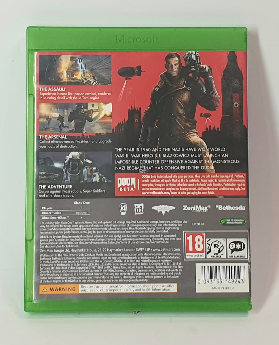 XBOX ONE WOLFENSTEIN