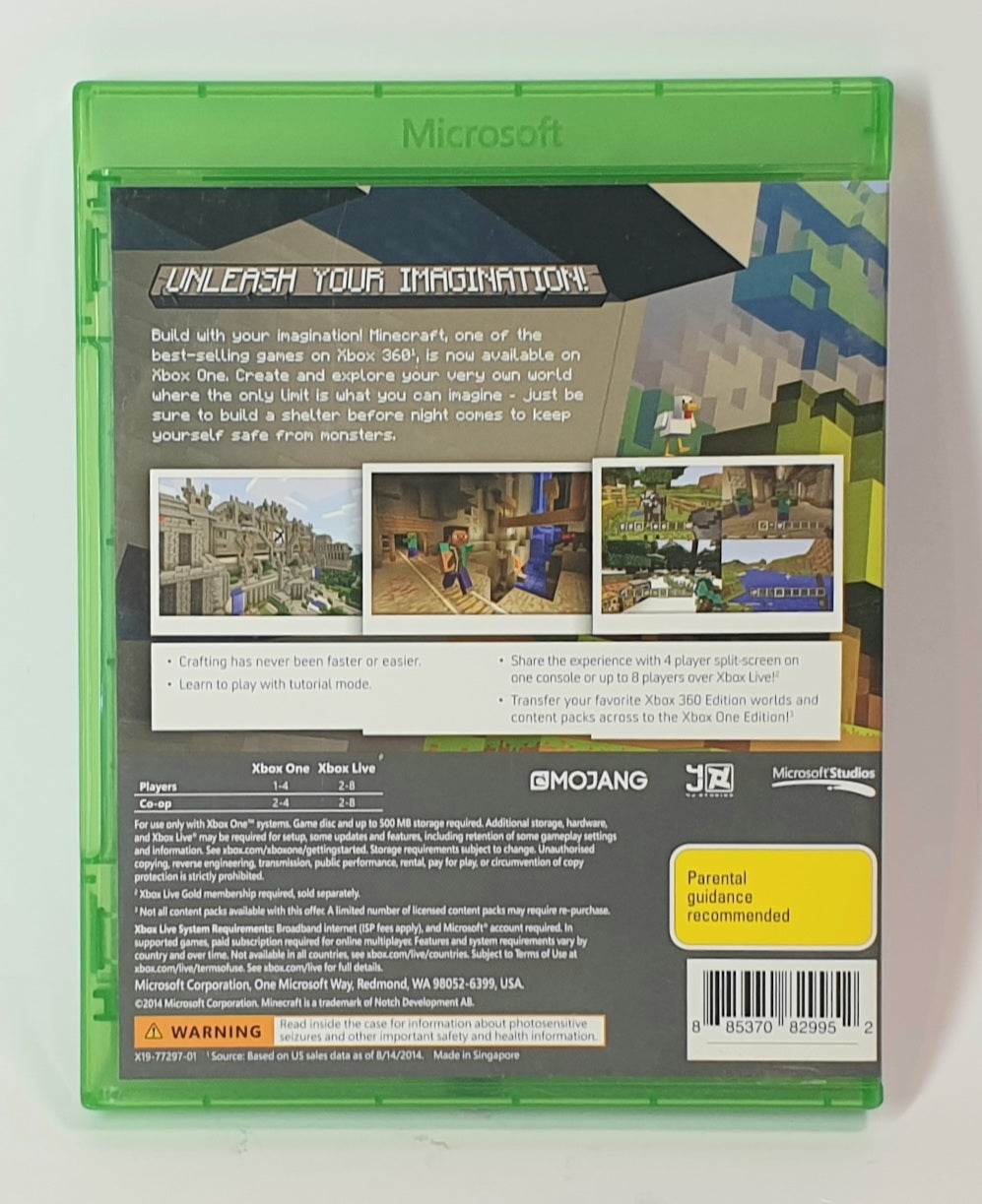 XBOX ONE MINECRAFT