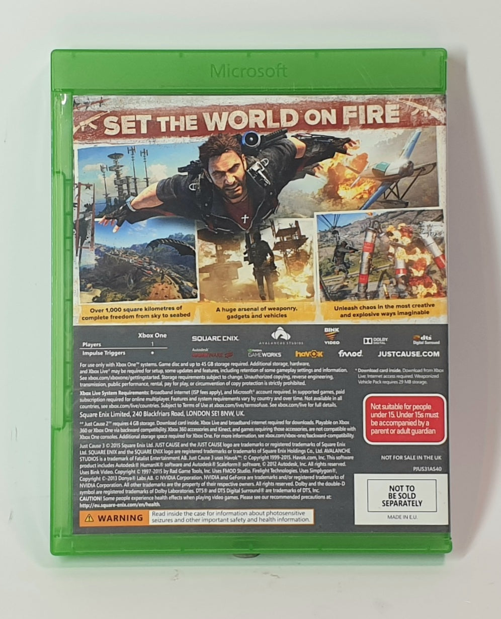 XBOX ONE JUST CAUSE 3