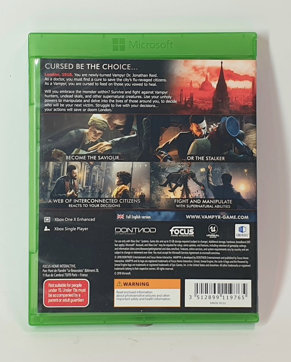 XBOX ONE VAMPYR