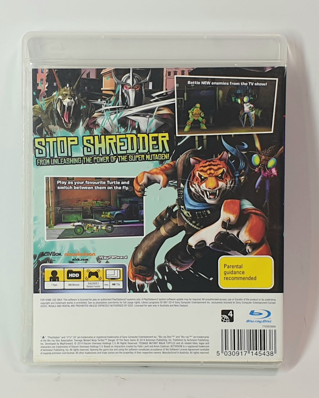 PS3 NINJA TURTLES