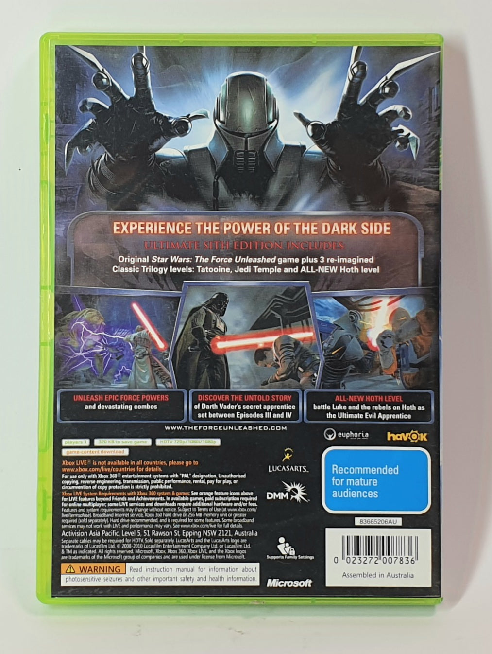 XBOX 360 STAR WARS FORCES