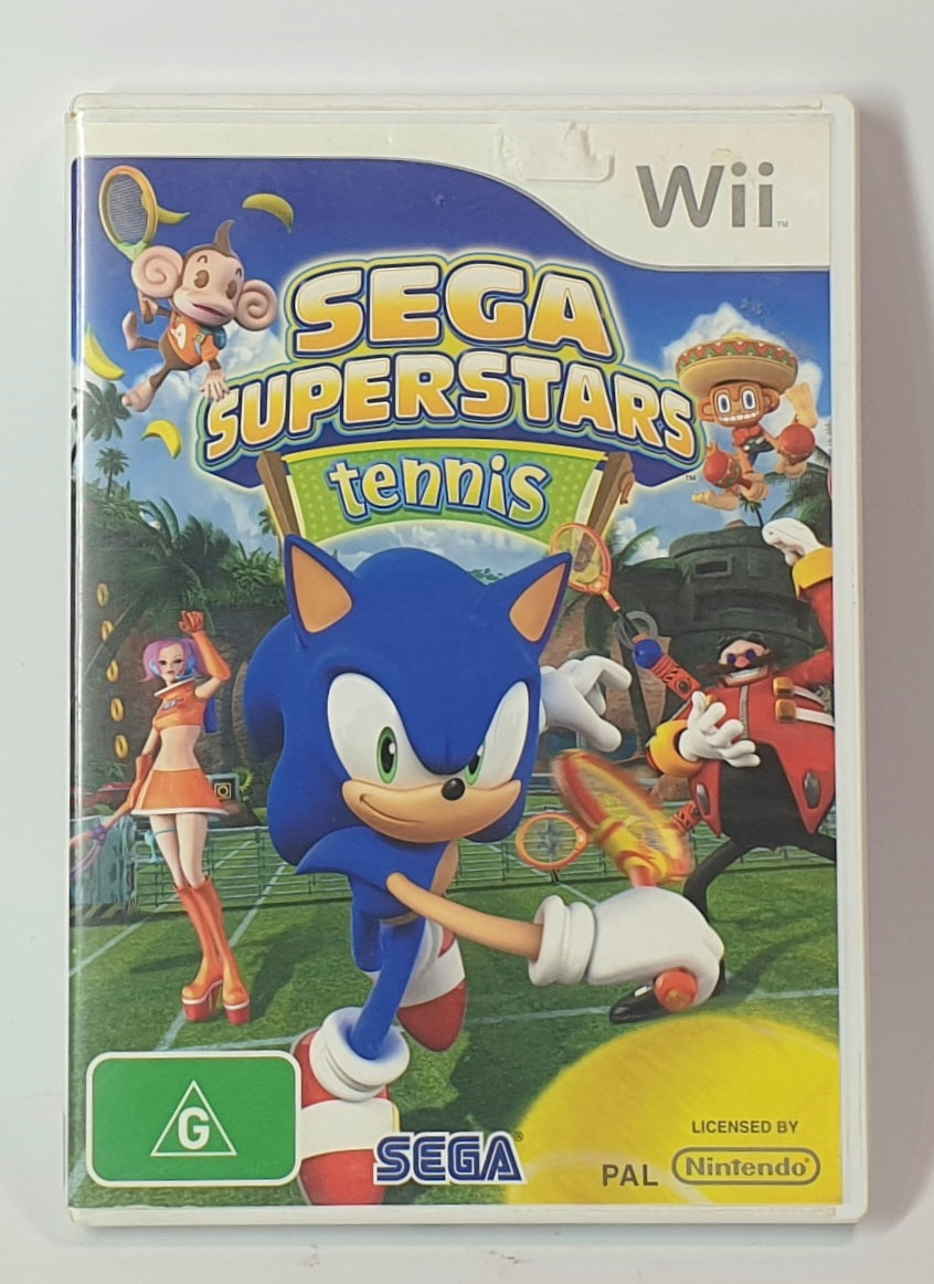 WII SONIC SUPER STAR TENNIS