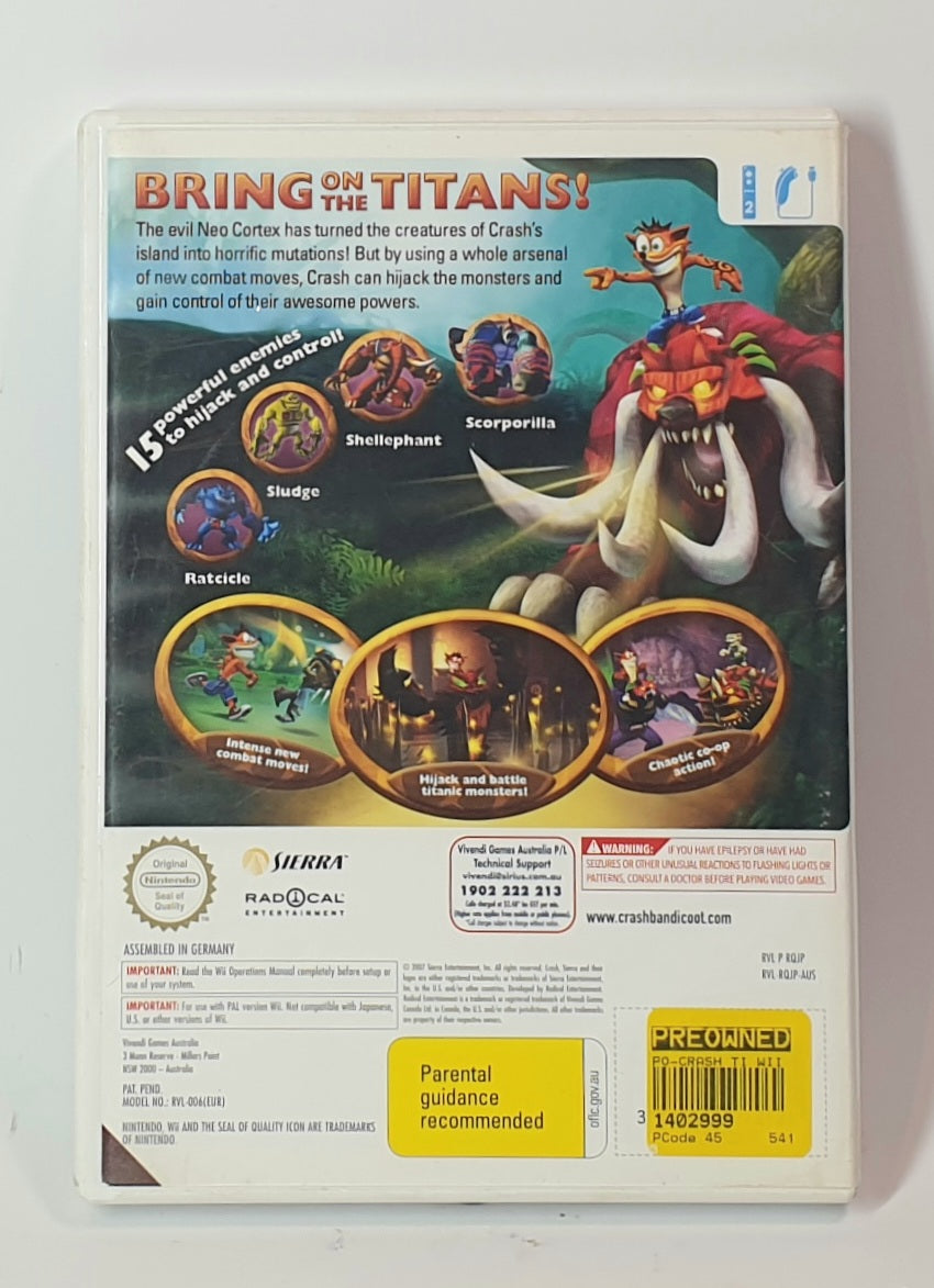 WII CRASH TITANS