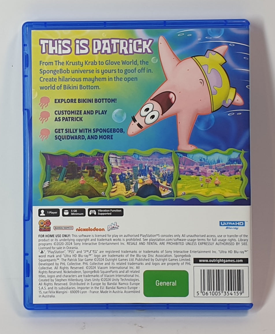 PS5 SPONGE BOB