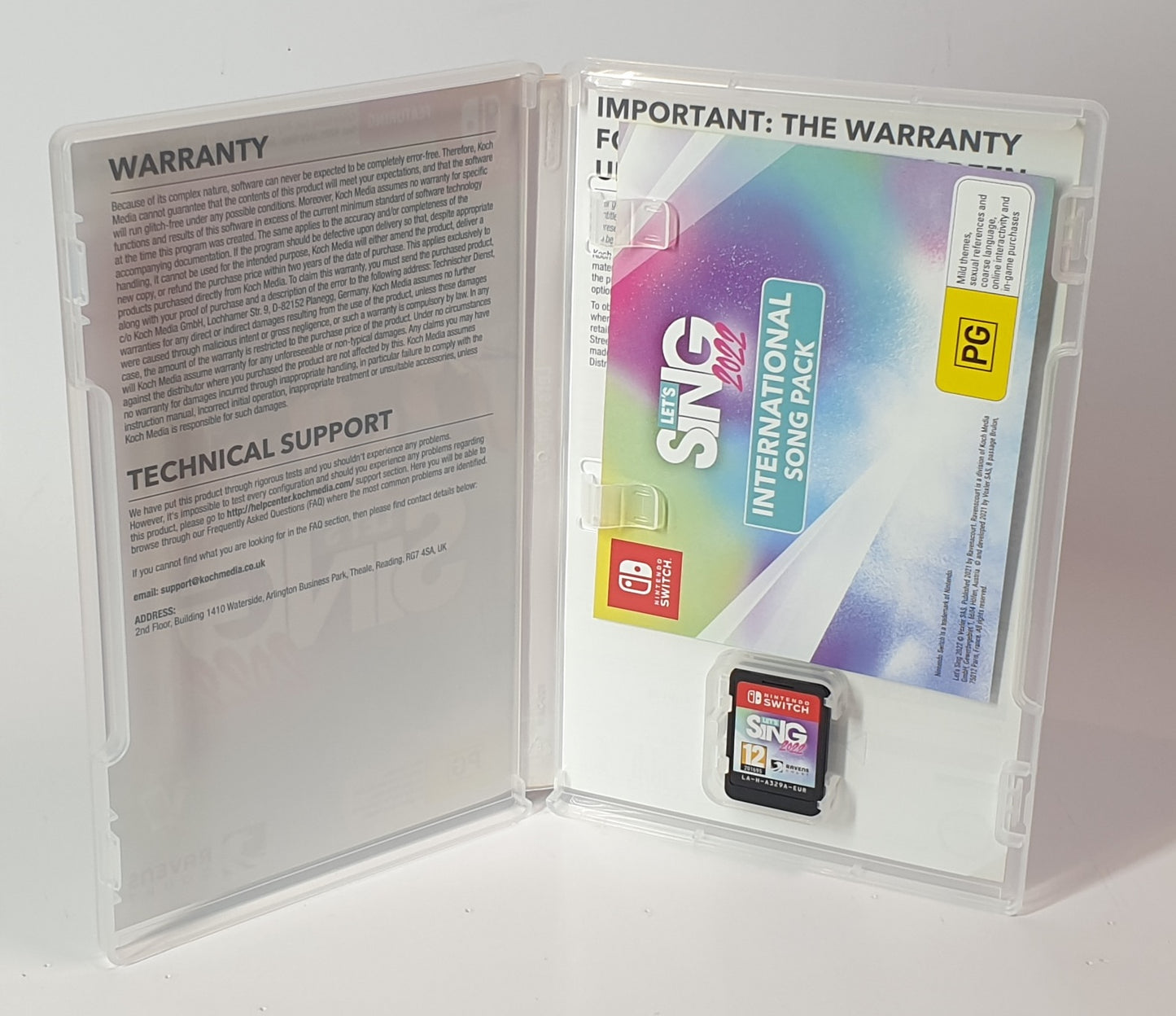 NINTENDO SWITCH SING 2022