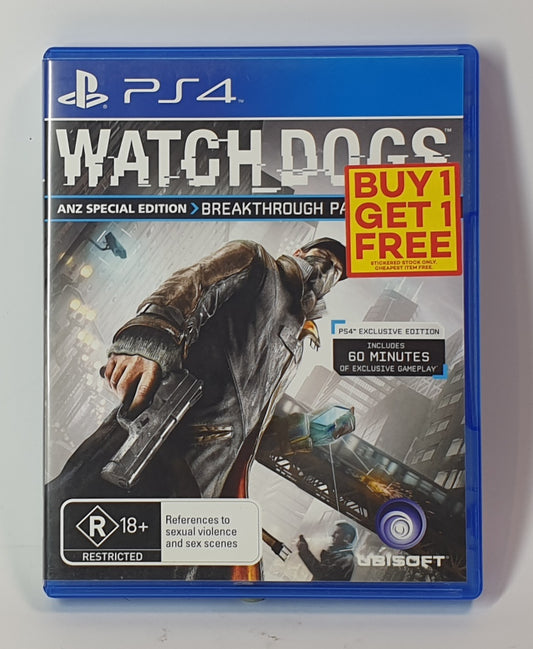 PS4 WATCH DOGS